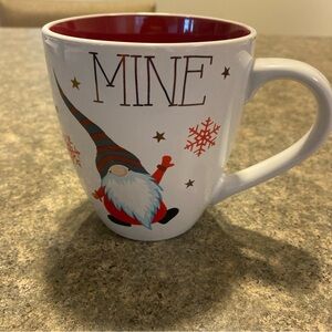 Valentines Day Festive Gnome Mug - Red and White